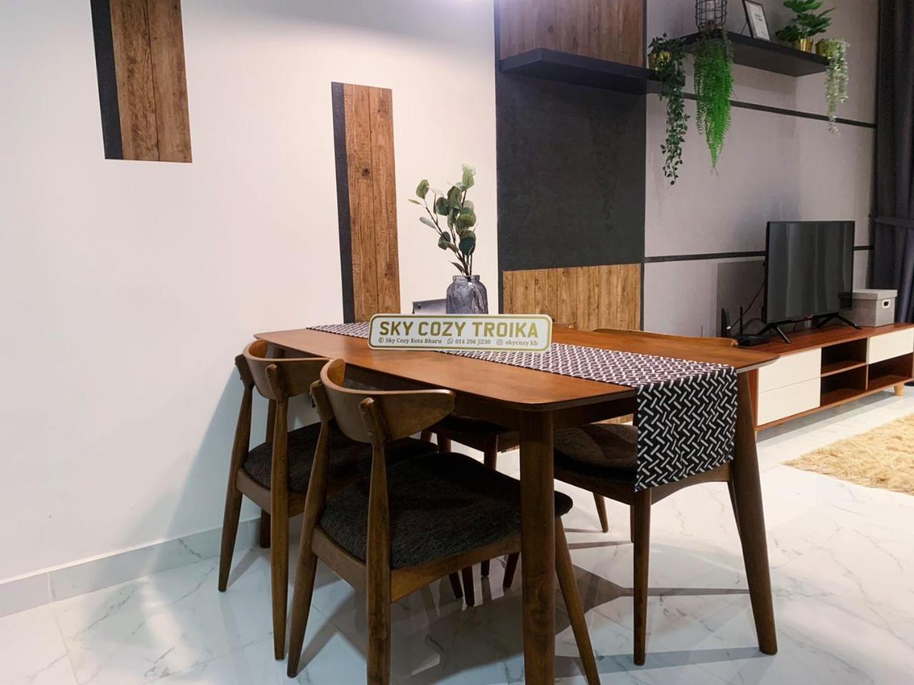 Sky Cozy Troika Residence, 1 Bedroom 4-6 Pax, 2 Bedrooms 6-8 Pax, Pool Vew, Sky & City View, Free Parking, Pool, Unlimited Wifi & Netflix โกตาบารู ภายนอก รูปภาพ