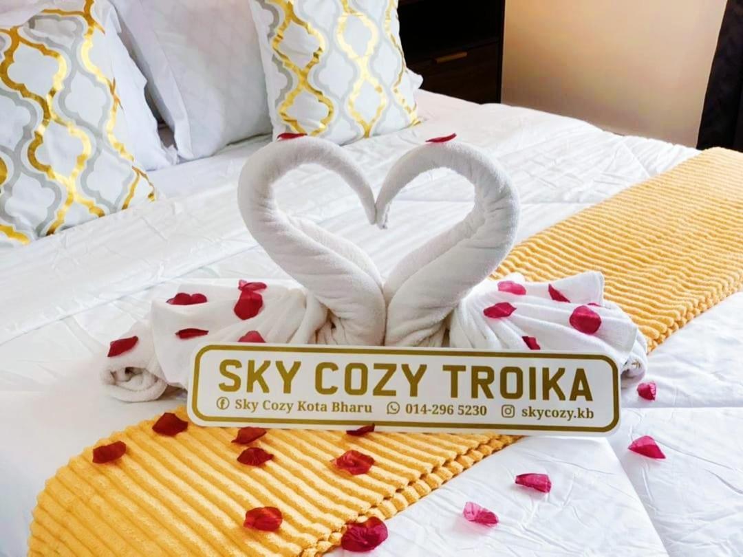 Sky Cozy Troika Residence, 1 Bedroom 4-6 Pax, 2 Bedrooms 6-8 Pax, Pool Vew, Sky & City View, Free Parking, Pool, Unlimited Wifi & Netflix โกตาบารู ภายนอก รูปภาพ