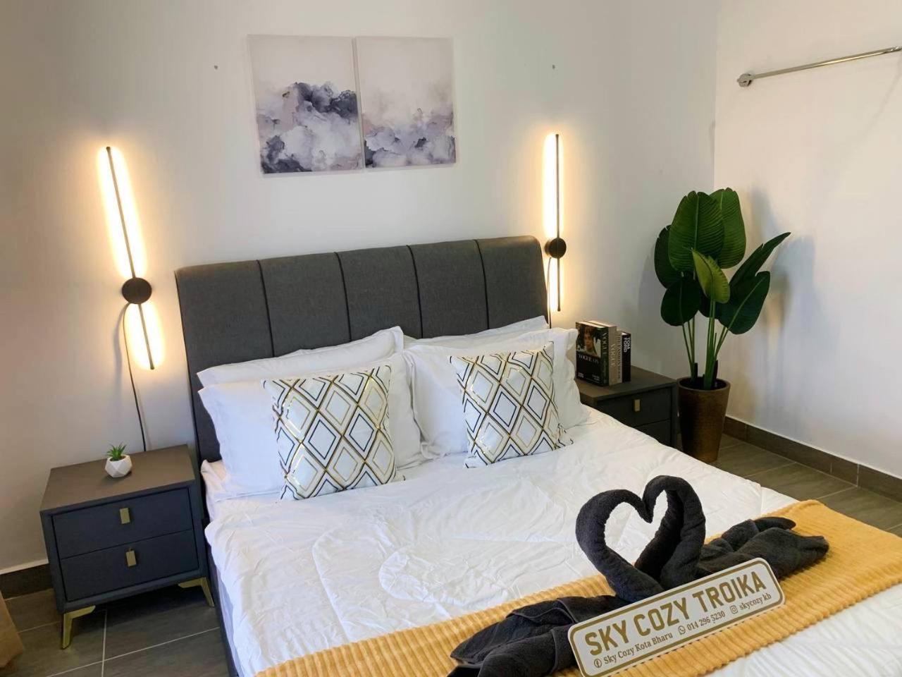Sky Cozy Troika Residence, 1 Bedroom 4-6 Pax, 2 Bedrooms 6-8 Pax, Pool Vew, Sky & City View, Free Parking, Pool, Unlimited Wifi & Netflix โกตาบารู ภายนอก รูปภาพ